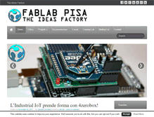 Tablet Screenshot of fablabpisa.org